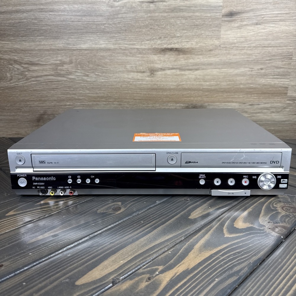 Panasonic DMR-ES35V DVD/VCR Combo Recorder No Remote "PARTS ONLY"